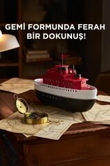 Torima H18 Boat Tasarım Ultrasonik Hava Nemlendirici ve Renkli LED 300 ml Aroma Difüzör