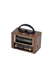 Torima Ns-02 Wooden Nostajik Radyo Bluetooth Hoparlör