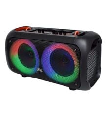 BTS-1709 6.a5 INCH Kablosuz Mikrofonlu Bluetooth Hoparlör Usb-Tf-Fm Radyo Siyah