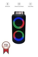 Bluetooth Hoparlör Telefon Tutacaklı Rgb Işıklı Speaker KTS-1296 Siyah