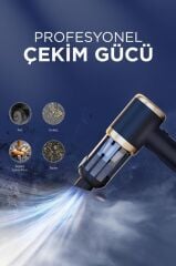 Mini Şarjlı Araç Süpürgesi Çok Fonksiyonlu El Süpürgesi LT132 Siyah