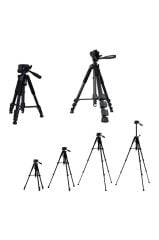 Profesyonel Tripod 1.2m Su Terazili Kamera Tripod 8850 Siyah