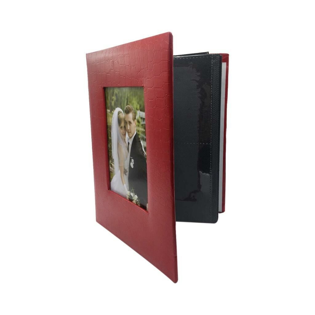 4X6 (10X15) 200'lük Fotoğraf Albüm Kırmızı