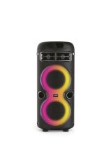 Bluetooth Hoparlör Rgb Işıklı Mikrofonlu Taşınabilir Speaker D41 Siyah