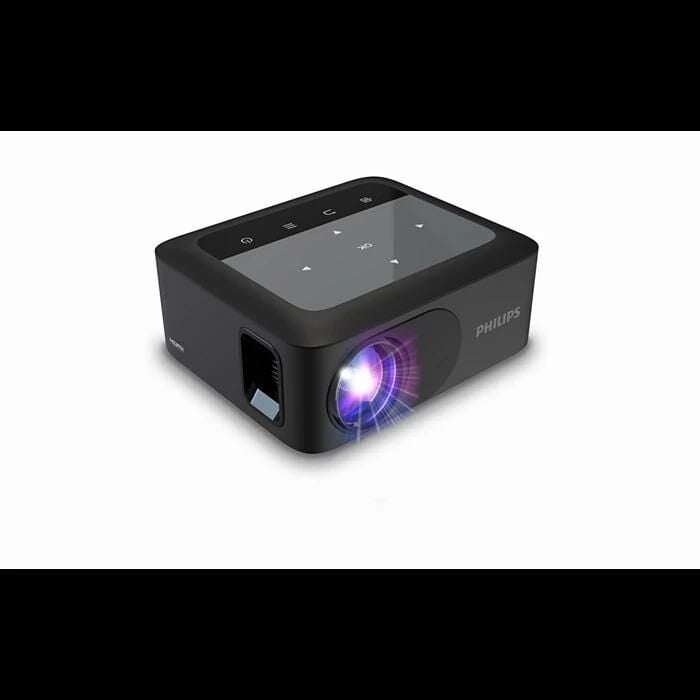 Neopix Projeksiyon Cihazı Taşınabilir Ev Sineması Wifi Bluetooth Lcd Led Projektör Neopix 110 Siyah