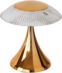 Abajur Kristal Elmas Masa Lambası Led Işıklı Akrilik Gece Lambası LW31 Altın