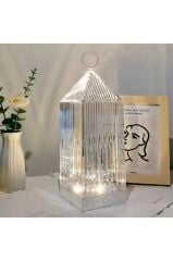 Kristal Elmas 16 Renkli Masa Lambası Led Işıklı Kumandalı Akrilik Gece Lambası LW-19