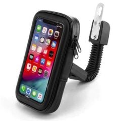 Telefon Tutucu Su Geçirmez Motorsiklet Bisiklet Atv Oto Aksesuarları JX100 Siyah