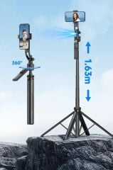 Torima C17 Telefon Tutucu Çok Amaçlı 1.6m Tripod Kamera Tripod