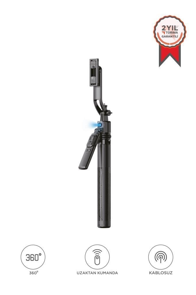 Tripod Çok Amaçlı 1.6M Kamera Telefon Tutucu C17 Siyah