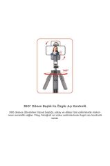 Tripod Çok Amaçlı 1.6M Kamera Telefon Tutucu C17 Siyah