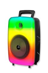 Torima GTS-1802 Siyah Mikrofonlu RGB Ledli Taşınabilir Bluetooth Hoparlör Parti Speaker
