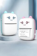 Yazıcı Termal Kablosuz Bağlantılı Ap Kontrol Taşınabilir Mini Yazıcı C9 Mavi