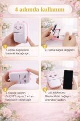 Yazıcı Termal Kablosuz Bağlantılı Ap Kontrol Taşınabilir Mini Yazıcı C9 Mavi
