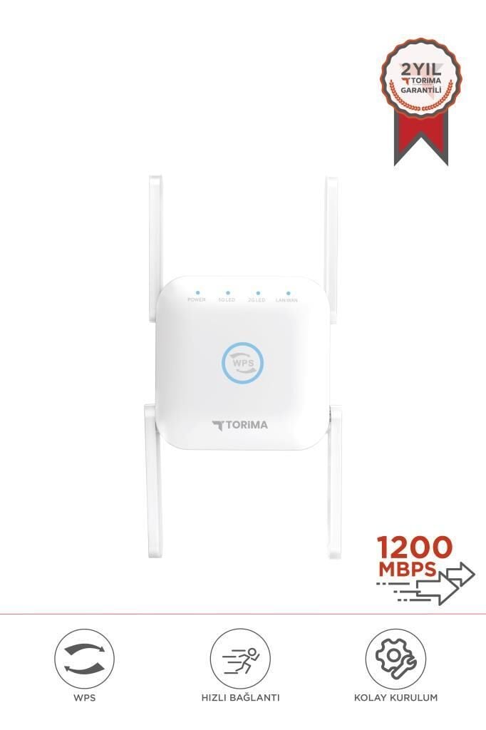 Wifi Sinyal Güçlendirici Yakınlaştırıcı Pro Router AC24 Beyaz