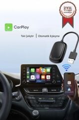 Kablosuz Carplay Araç Multimedya Dönüştürücü Usb Type-C Uyumlu Mini TAB08