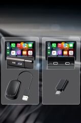 Kablosuz Carplay Araç Multimedya Dönüştürücü Usb Type-C Uyumlu Mini TAB08