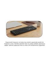 Kablolu Q Klavye Retro Daktilo Görünümlü TK09 Siyah