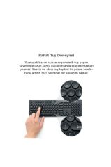 Kablolu Q Klavye Retro Daktilo Görünümlü TK09 Siyah