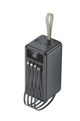 Torima TRM-1080 Siyah 80000mAh Ledli 4 Çıkışlı Taşınabilir Hızlı Şarj Dijital Göstergeli Powerbank