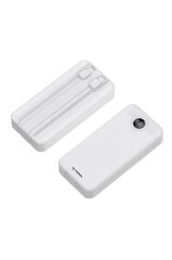 Torima TRM-1025 Beyaz 20000mAh 2 Çıkışlı Taşınabilir Hızlı Şarj Dijital Göstergeli Powerbank