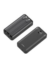 Torima TRM-1025 Siyah 20000mAh 2 Çıkışlı Taşınabilir Hızlı Şarj Dijital Göstergeli Powerbank
