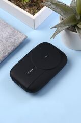 Torima TRM-1016 Siyah 10000mAh Manyetik Kablosuz Powerbank Magsafe Taşınabilir Hızlı Şarj Powerbank