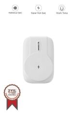 Torima TRM-1016 Beyaz 10000mAh Manyetik Kablosuz Powerbank Magsafe Taşınabilir Hızlı Şarj Powerbank