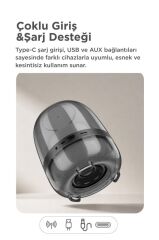 Bluetooth Hoparlör Kablosuz Taşınabilir Rgb Işıklı TWS Speaker BTS-1843 Siyah