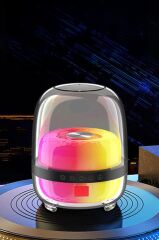 Bluetooth Hoparlör Kablosuz Taşınabilir Rgb Işıklı TWS Speaker BTS-1843 Siyah