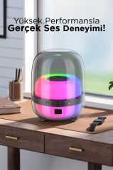 Bluetooth Hoparlör Kablosuz Taşınabilir Rgb Işıklı TWS Speaker BTS-1843 Siyah