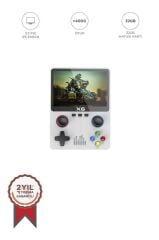 Oyun Konsolları 4000 Üzeri Klasik Oyunlu IPS Ekran Kablosuz Atari Retro Oyun Konsulu X6 Beyaz