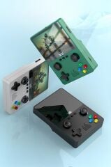 Torima X6 Yeşil 4000+ Klasik Oyunlu 3.5 İnç IPS Ekran Kablosuz Atari Retro Oyun Konsolu