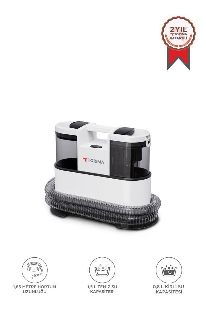 Halı ve Koltuk Yıkama Cam Temizleme Leke Çıkartma Makinesi CX002B Beyaz