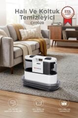 Halı ve Koltuk Yıkama Makinesi 6 Başlıklı Cam Temizleme Leke Çıkartma Makinesi CX002B Beyaz