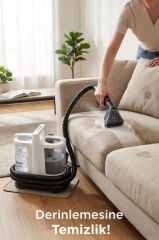 Halı ve Koltuk Yıkama Cam Temizleme Leke Çıkartma Makinesi V22B Beyaz