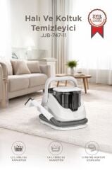 Halı ve Koltuk Yıkama Makinası Leke Çıkartma Makinesi JJB747II Beyaz