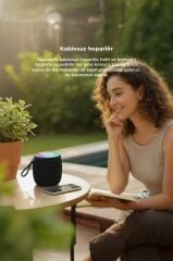 Bluetooth Hoparlör Rgb Işıklı USB FM Destekli Radyo D10 Siyah