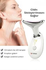 Ems Yüz ve Boyun Kırışıklık Bakım Destekli Gıdı ve Sarkma Önleyci Güzellik Cihazı ES1081 Beyaz