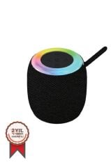 Torima D10 Taşınabilir Rgb Ledli Bluetooth Hoparlör Usb-Fm Radyo Siyah