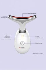 Torima ES-1081 Yüz Ve Boyun Kırşıklık Giderici Ems Güzellik Cihazı Gıdık,Sarkma,Kırışıklık Önleyici