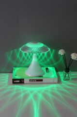 LW-31 Gümüş Abajur Karistal Elmas Masa Lambası Romantik Akrilik Led Gece Lambası