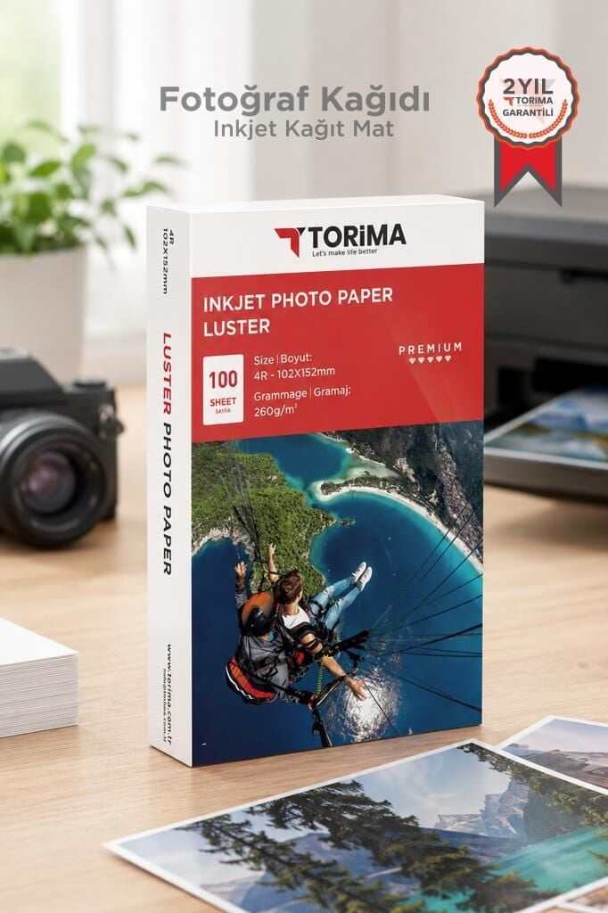 Fotoğraf Kağıdı 100 Adet 260 Gr (10X15) Inkjet Kağıt Mat