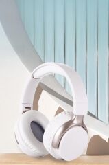 Torima HD-30 Bej Kulak Üstü Kablosuz 5.3 ANC Bluetooth Kulaklık