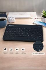 Bluetooth Kablosuz Klavye Mouse Seti TMK08 Siyah
