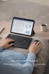 Bluetooth Kablosuz Klavye Mouse Seti TMK08 Siyah