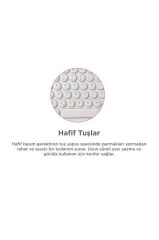 Bluetooth Kablosuz Klavye Mouse Seti TMK08 Beyaz