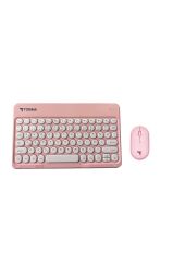 Torima TMK-08 Pembe Kablosuz Bluetooth Klavye Mouse Seti
