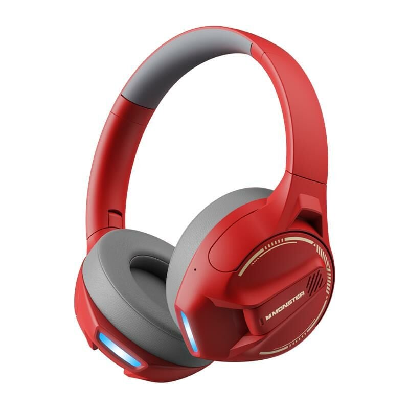 Monster Storm XKH03 Profosyenel Kulaküstü Bluetooth Kulaklık Kırmızı