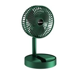 Vantilatör 3 Kademeli Taşınabilir Şarjlı Klima Soğutucu Fan F06 Yeşil